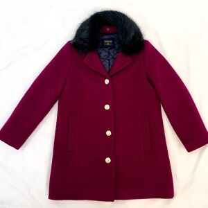 J. Crew Girls' Stadium-Cloth Topcoat